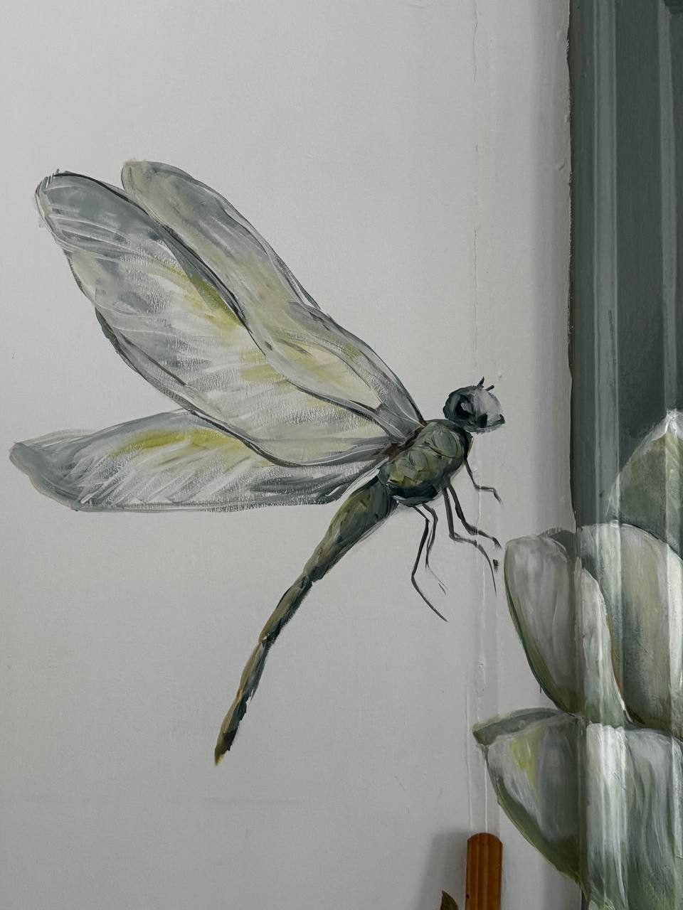 Painted dragonfly — a delicate detail
